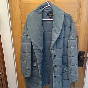 Forever 21 Blue Quilted Jacket